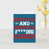 Keep Calm And Repair The Generator Video Game  Kaart (Gele Bloem)