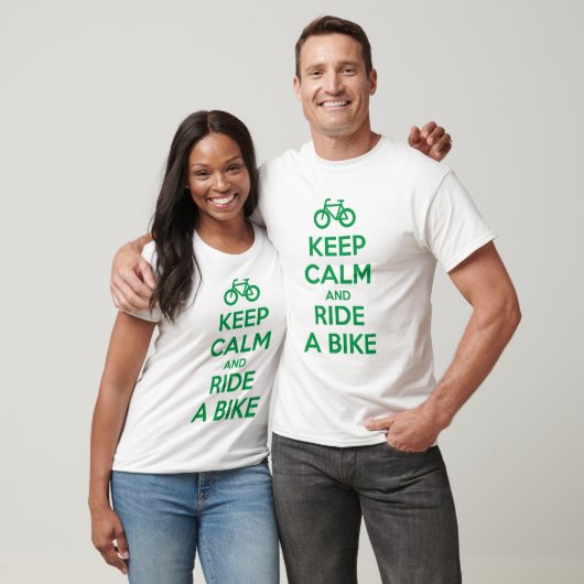Keep Calm and Ride a Bike T-shirt (Unisex)