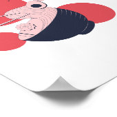 Keep Calm And Spaghetti Clamp Funny Food Poster (Hoek)