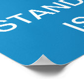 Keep Calm and Stand with Israel Poster (Hoek)