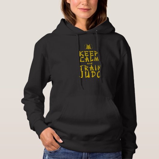 Keep Calm and Train Judo 1 Hoodie (Voorkant)