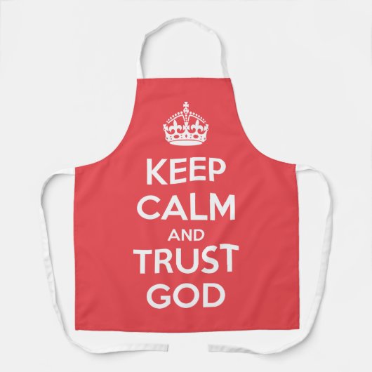 Keep Calm and Trust God Schort (Voorkant)