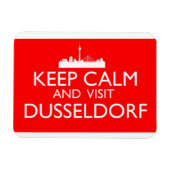 Keep Calm and Visit Dusseldorf - Duitsland Magnet Magneet (Horizontaal)