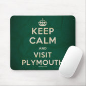 'Keep Calm and Visit Plymouth' Mousemat Muismat (Met muis)