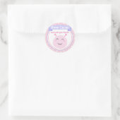 Keep Calm and wash your hands! Stop Corona Virus Ronde Sticker (Tas)