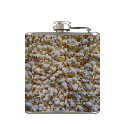 KEEP CALM AND Your Text on Popcorn Heupfles (Achterkant)