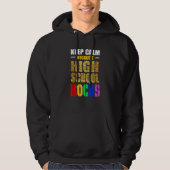 Keep Calm Because High School Rocks Back To School Hoodie (Voorkant)