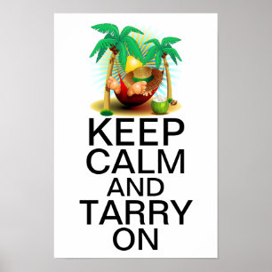 Keep Calm beroemd gemaakt door SRF Poster