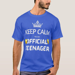 Keep Calm Birthday Official 13th Funny Girl T-shirt