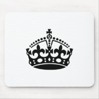 Keep calm black victory crown