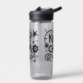 Keep Calm Bold Typography Black and White Waterfles (Links)