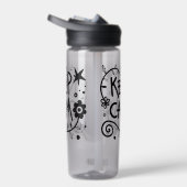 Keep Calm Bold Typography Black and White Waterfles (Rechts)