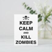 Keep Calm  Briefkaart (Staand voorkant)