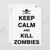 Keep Calm  Briefkaart (Voorkant / Achterkant)