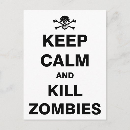 Keep Calm  Briefkaart (Voorkant)