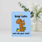 keep calm  briefkaart (Staand voorkant)