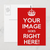 Keep Calm  Briefkaart (Voorkant / Achterkant)