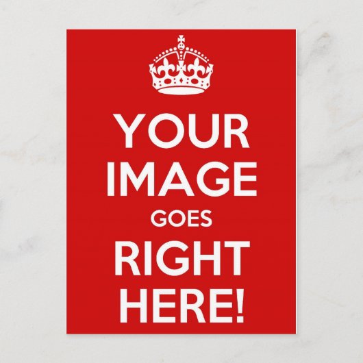 Keep Calm  Briefkaart (Voorkant)