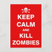 Keep Calm Briefkaart (Voorkant)