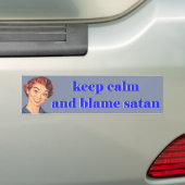 keep calm  bumpersticker (Op auto)