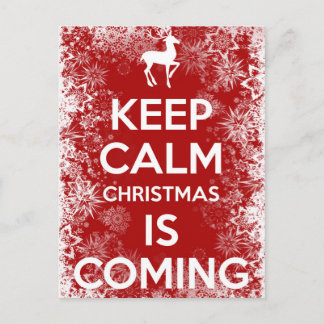 Keep Calm Christmas komt eraan Feestdagenkaart