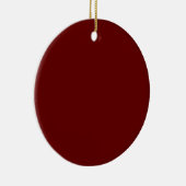Keep Calm Crown Burgundy Red Accent Keramisch Ornament (Rechts)