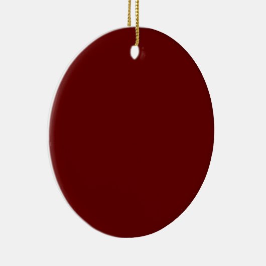 Keep Calm Crown Burgundy Red Accent Keramisch Ornament (Rechts)