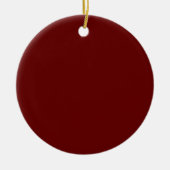 Keep Calm Crown Burgundy Red Accent Keramisch Ornament (Voorkant)