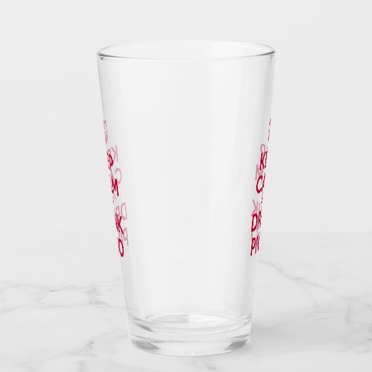 Keep Calm Drink Piwo Pools Glas (Rechts)