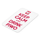 Keep Calm Drink Piwo Pools Magneet (Linkerzijde)