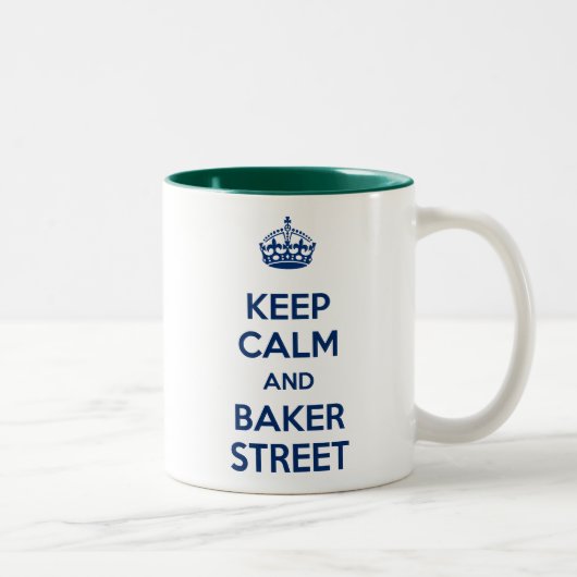 Keep Calm en Baker Street Mok (Rechts)