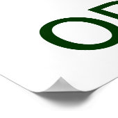  "Keep Calm" en "Eat Organic Sla" Poster (Hoek)