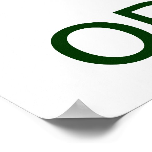 "Keep Calm" en "Eat Organic Sla" Poster (Hoek)