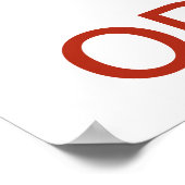  "Keep Calm" en "Eat Organic Tomato" Poster (Hoek)