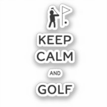 Keep Calm en Golf