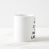 Keep Calm en Hug een advocaat Koffiemok (Center)