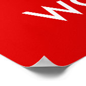 Keep Calm- en Jouw tekst-Posters Poster (Hoek)