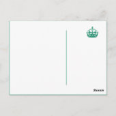 Keep Calm en Leprechaun Briefkaart (Achterkant)