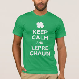 Keep Calm en Leprechaun T-shirt