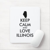  KEEP CALM EN LIVE ILLINOIS MUISMAT (Met muis)