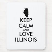  KEEP CALM EN LIVE ILLINOIS MUISMAT (Voorkant)