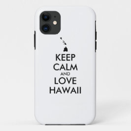  KEEP CALM EN LOVE HAWAII Case-Mate iPhone CASE