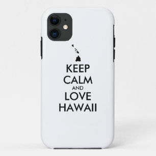 KEEP CALM EN LOVE HAWAII Case-Mate iPhone CASE