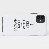  KEEP CALM EN LOVE HAWAII Case-Mate iPhone CASE (Achterkant (horizontaal))