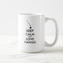  KEEP CALM EN LOVE HAWAII KOFFIEMOK