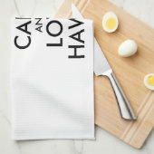  KEEP CALM EN LOVE HAWAII THEEDOEK (Quarter Fold)