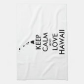  KEEP CALM EN LOVE HAWAII THEEDOEK (Verticaal)