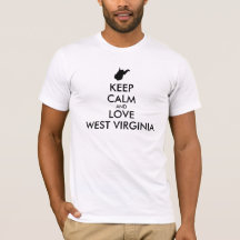  KEEP CALM EN LOVE WEST VIRGINIA