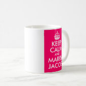 Keep Calm en Marry Jacob Koffiemok (Voorkant rechts)