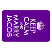 Keep Calm en Marry Jacob Magneet (Horizontaal)
